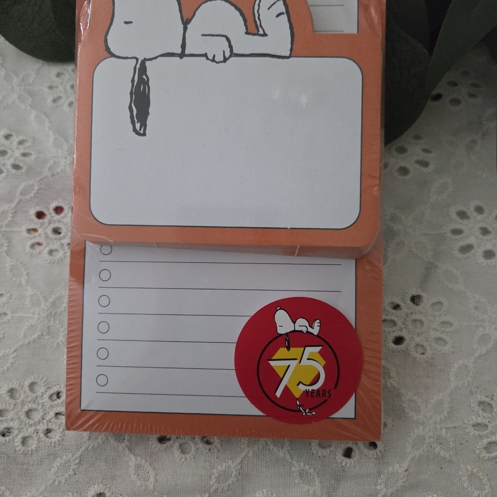 Spooky Notes Sticky Notepad Set Of 2 - Orange - Picture 4 of 5